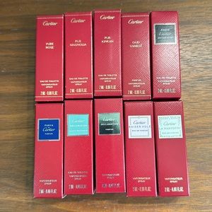 Authentic Cartier perfume -Assortment